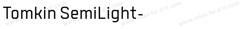 Tomkin SemiLight字体转换
